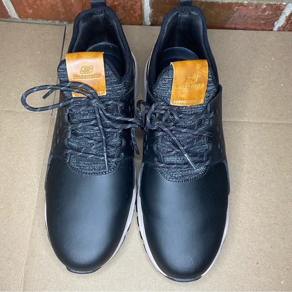 Skechers Relven Hemson Men's Leather Sneakers Size 10.5 - Picture 3 of 11